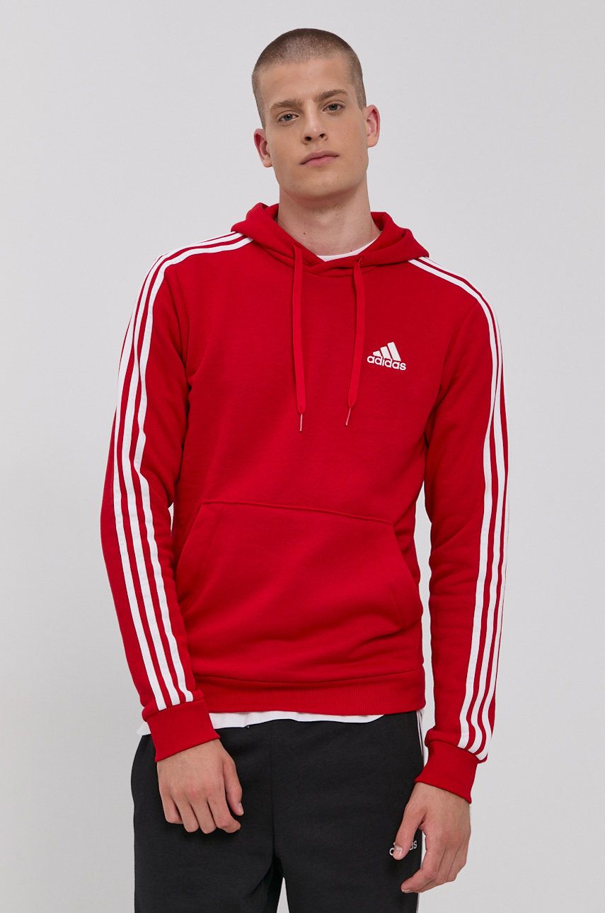 Dukserice adidas Originals Hoodie Essentials 3-Stripes Crvena | gu2523, 0