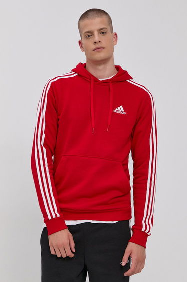 Dukserice adidas Originals Hoodie Essentials 3-Stripes Crvena | gu2523, 0