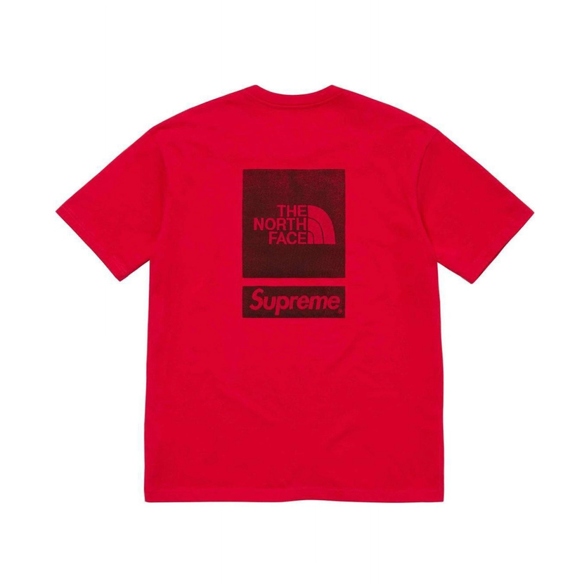 Majica kratkih rukava Supreme Logo T-Shirt by Supreme x The North Face Crvena | SUP-SS24-048