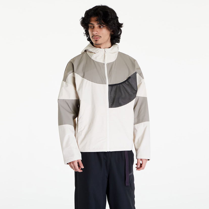 Jakna Reebok Men's jacket Hooded Jacket Beige Bijela | RMEA001C99FAB0010500