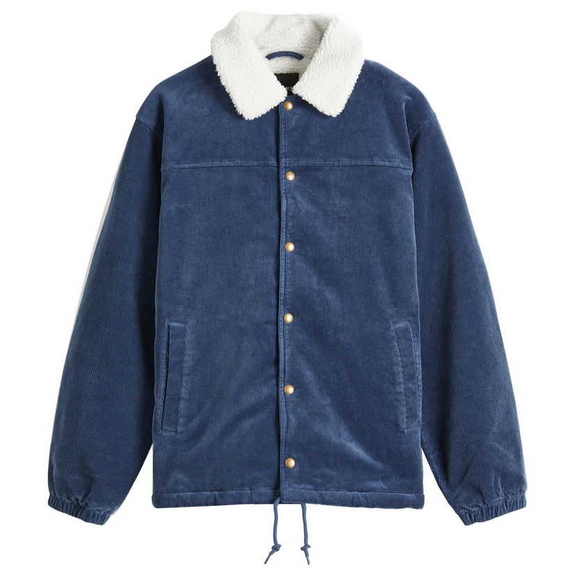 Jakna BEAMS Corduroy Boa Jacket, Size Large Plava | 1118-1836-791-75