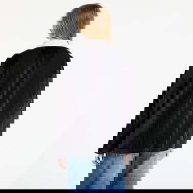 Polo majica adidas Originals Velvet Striped Long Sleeve Polo Shirt Crna | KR7652, 2