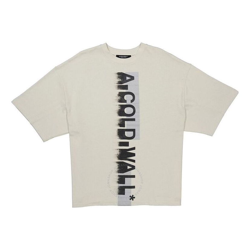 Majica kratkih rukava A-COLD-WALL* A-COLD-WALL* Brushed Logo T-Shirt Bijela | ACWMTS066-BONE