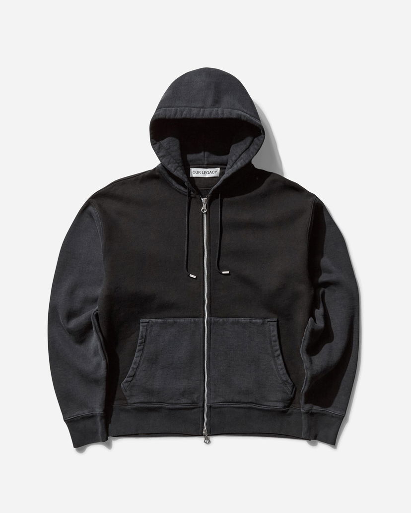 Dukserice OUR LEGACY Rascal Zip Hoodie Crna | M2256RP 001
