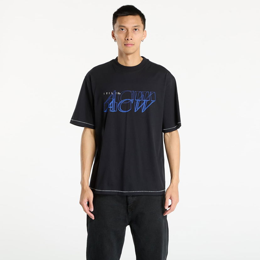 Majica kratkih rukava A-COLD-WALL* A-COLD-WALL* Serif T-Shirt Crna | ACWMTS233 Black