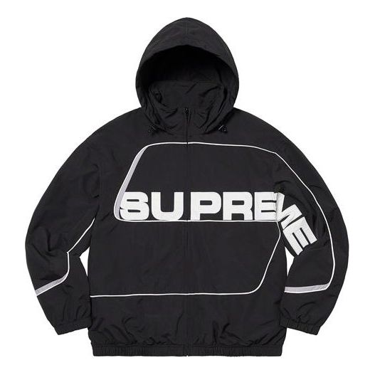 Vjetrovka Supreme Paneled Track Jacket Crna | SUP-FW21-115