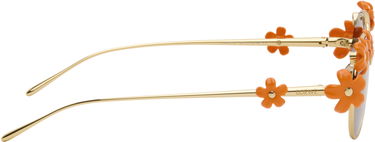 Sunčane naočale Loewe Paula's Ibiza Daisy Field Round Daisy-Embellished Sunglasses Narančasta | LW40173UW5130F 192337236198, 1