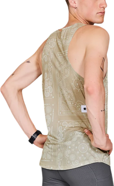 Majica bez rukava Saysky Saysky Paisley Combat Singlet Bež | mmrsi02c1021, 1