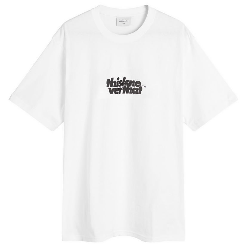 Majica kratkih rukava thisisneverthat thisisneverthat Ol-Logo T-Shirt, Size Large Bijela | TN250TTSST05-WHT