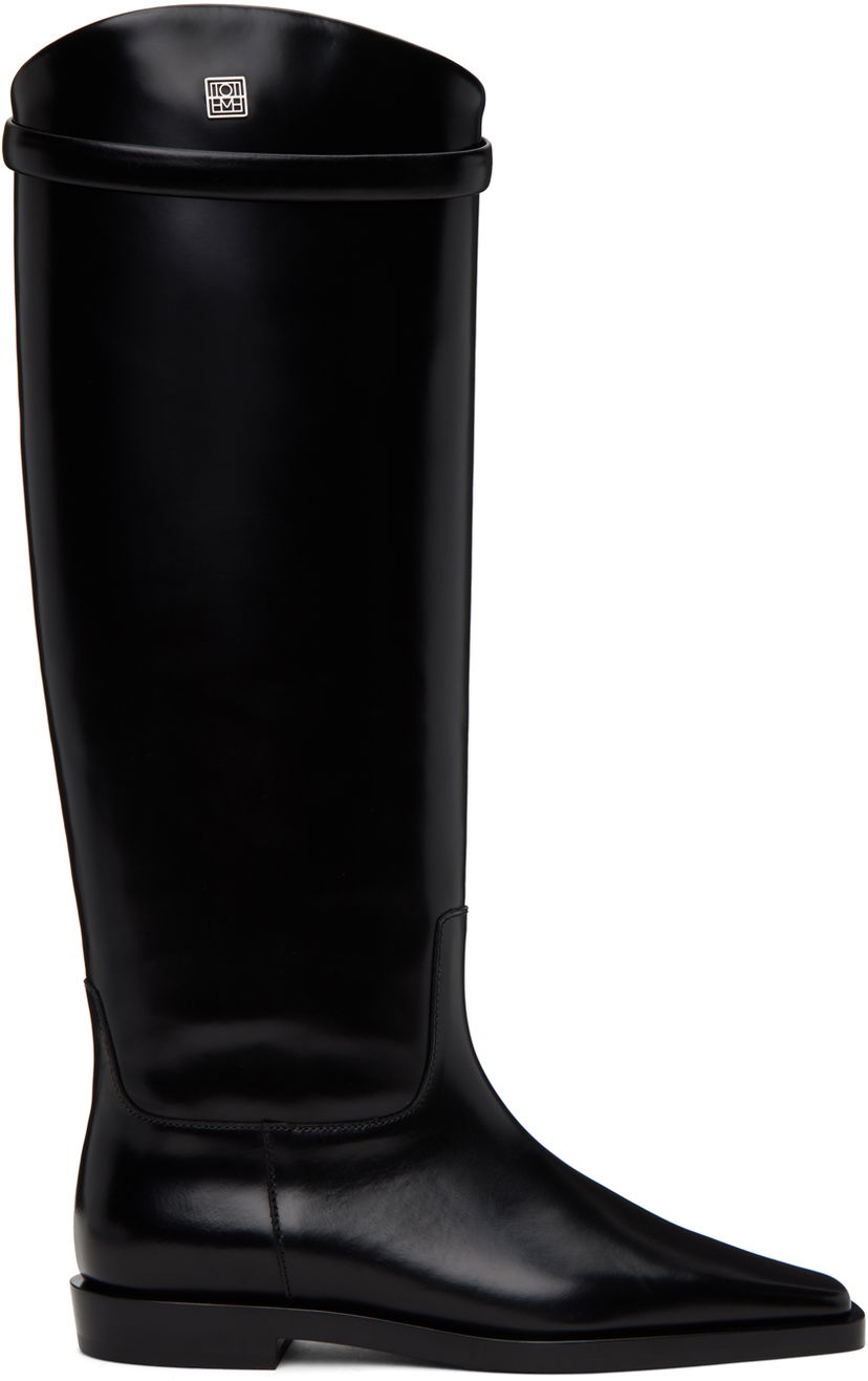 Odjeća TOTEME TOTEME 'The Riding' Knee-High Boots Crna | 211-901-825
