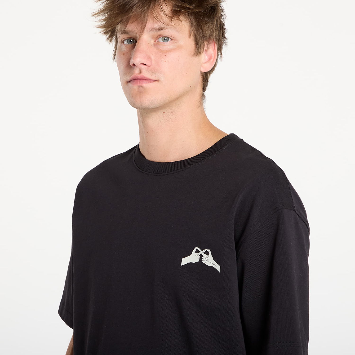 Majica kratkih rukava Samsoe Samsoe Samsøe Samsøe Saflorian T-Shirt Crna | U25300007_CLR002384, 1