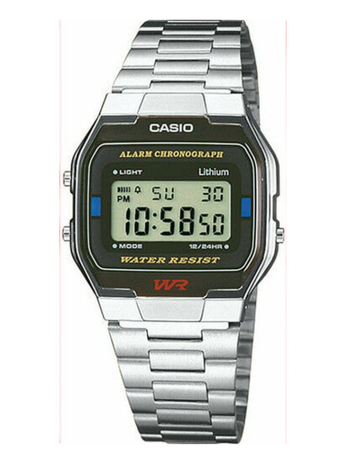 Satovi CASIO A163WA-1QES Watches Siva | A163WA-1QES