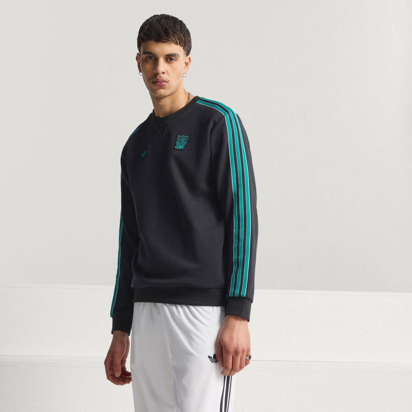 Dukserice adidas Performance Liverpool FC Terrace Icons Crna | JW5472