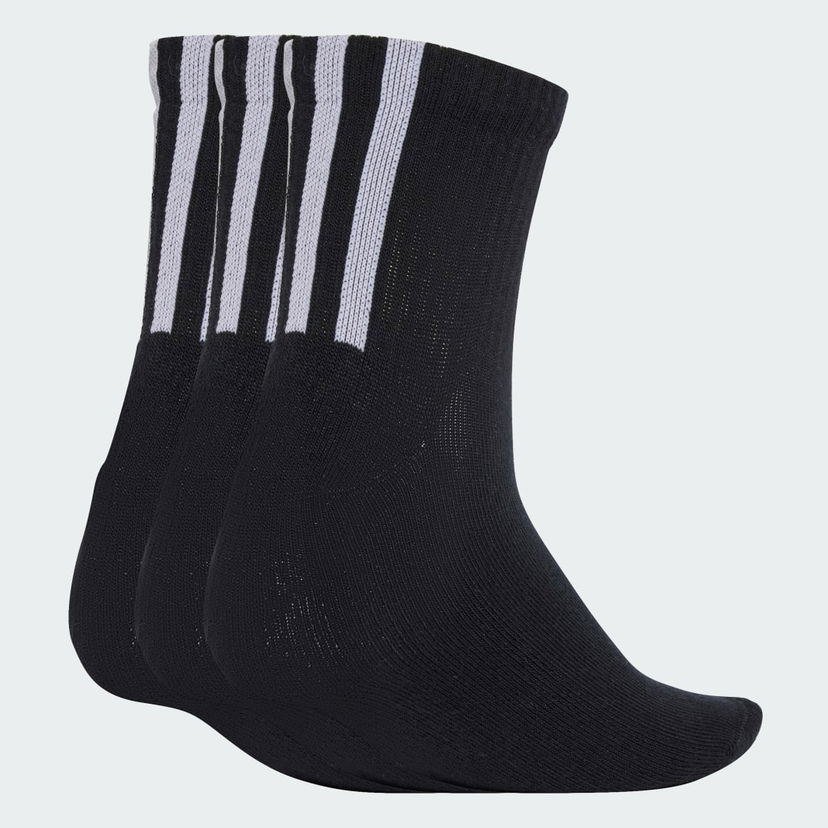 Čarape adidas Performance Quarter 3 Back Stripes Socks - 3 Pairs Crna | JV7426