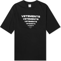 Majica kratkih rukava VETEMENTS Pyramid Logo T-Shirt Crna | UE64TR140B, 1