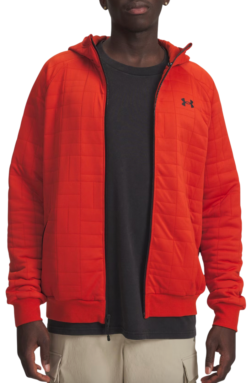 Jakna Under Armour Unstoppable Quilted Hooded Full-Zip Jacket Crvena | 6003869-842