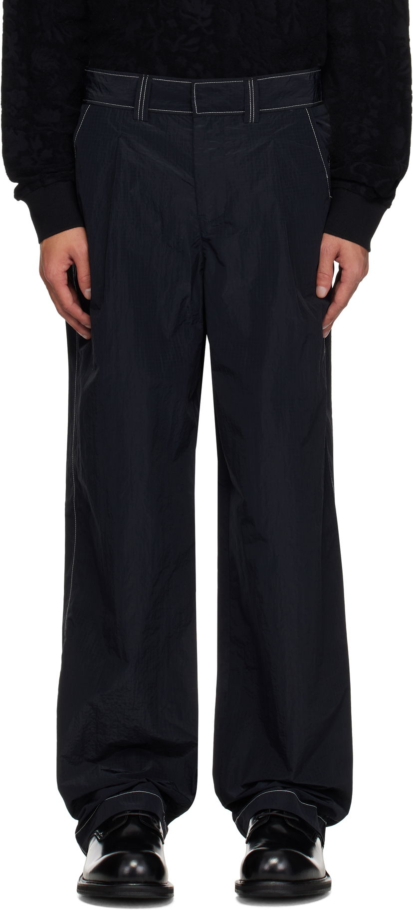 Hlače Soulland Soulland Aidan Trousers Crna | 51010-1307