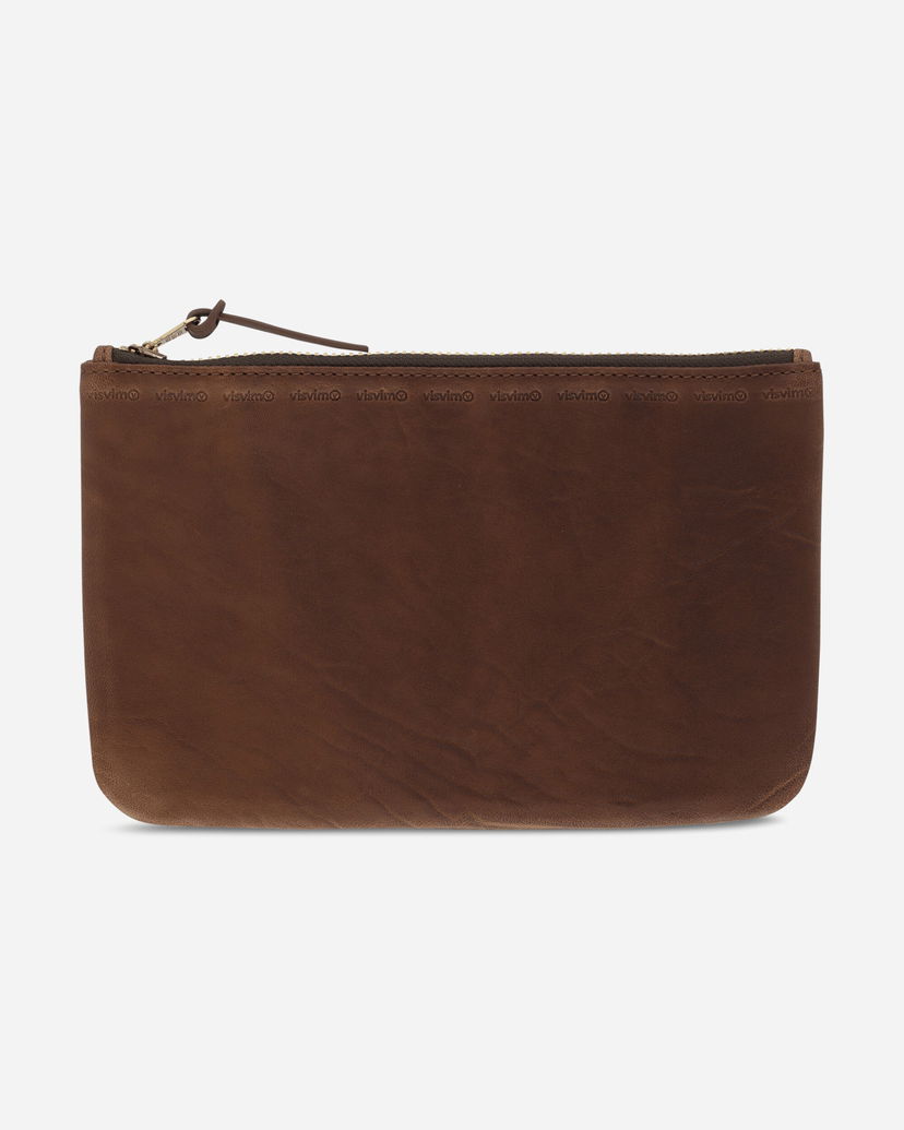 Ruksaci i torbe visvim Leather Travel Pouch Smeđa | 0125203003027 1