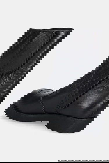 Tenisice i cipele Maison Margiela MM6 Maison Margiela Ribbed Leather Boots Crna | SH3WU0015.P7431.T8013, 2