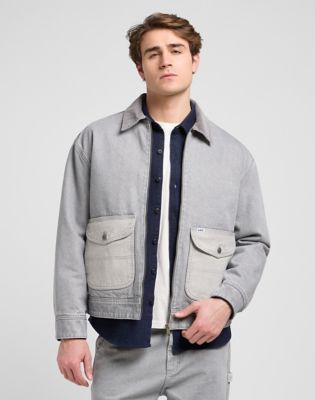 Jakna Lee Regular Utility Jacket Size XXL Siva | 112370527, 1