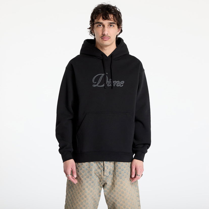 Dukserice Dime Cursive Logo Hoodie Crna | DIME2SP2544BLK