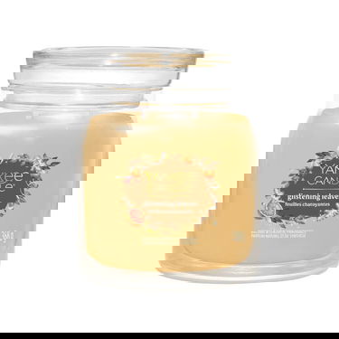 Svijeće Yankee Candle Signature Medium Jar 2 Wicks Glistening Leaves 368 g Narančasta | 43498, 1