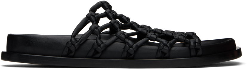 Tenisice i cipele Jil Sander Jil Sander Hand-Knotted Sandals Crna | J15WX0008_P5810