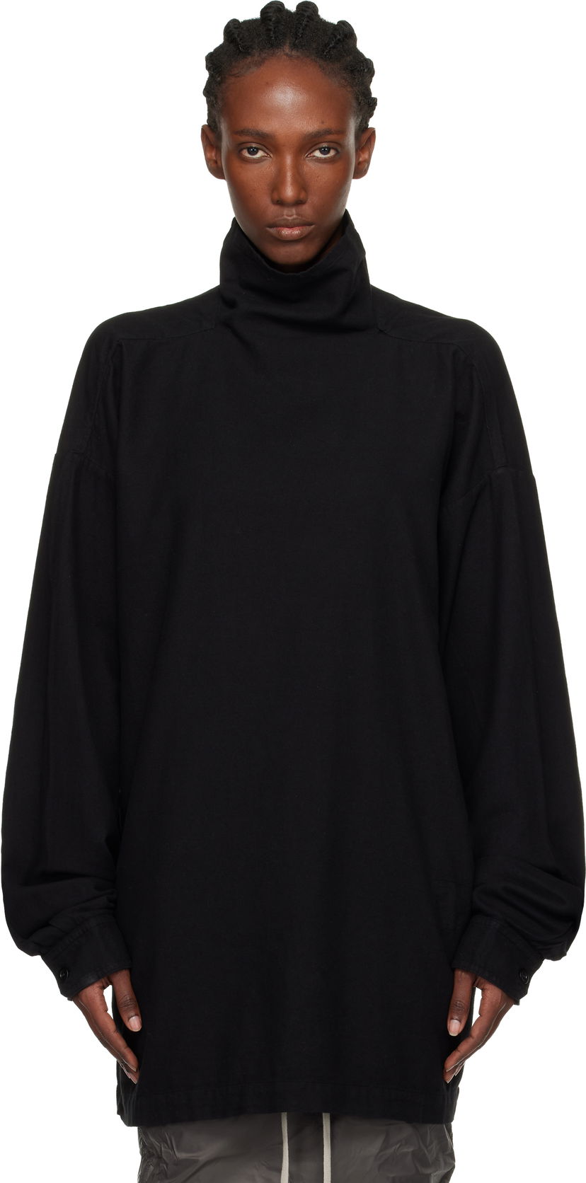 Džemper Rick Owens DRKSHDW Concordians Jumbo Turtleneck Crna | DS02E7505 CFL