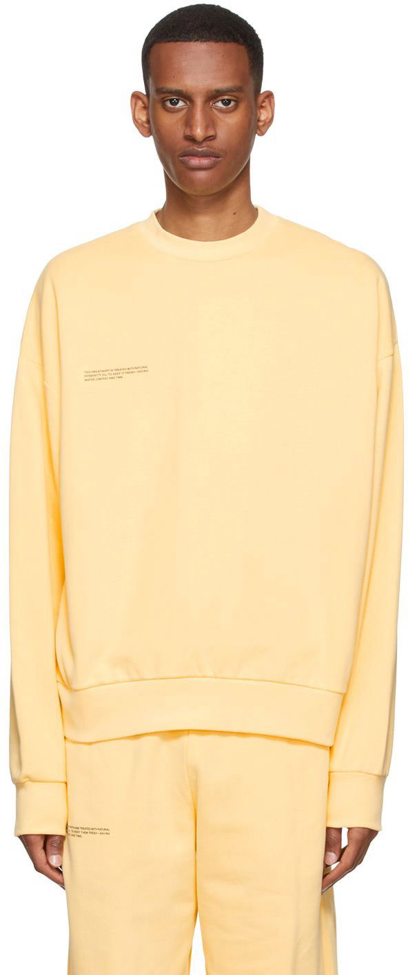 Džemper PANGAIA PANGAIA 365 Sweatshirt Žuta | 10000183