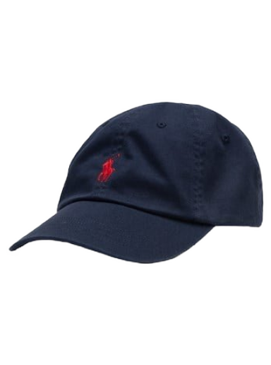 Kapa Polo by Ralph Lauren Cotton Chino Baseball Cap Tamnoplava | 710548524014