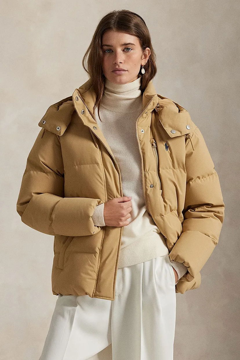 Pernata jakna Polo by Ralph Lauren Winter Matte Poly Down Puffer Jacket Bež | 211971190001