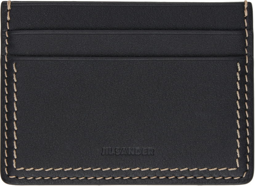 Novčanik Jil Sander Jil Sander Leather Card Holder Crna | J25VL0009_P7314