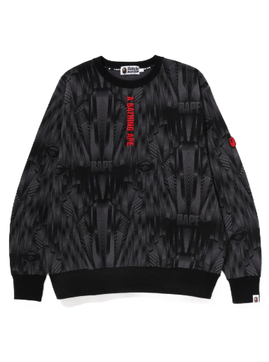 Džemper BAPE Speed Racer Relaxed Fit Crewneck Crna | 1J30-113-003