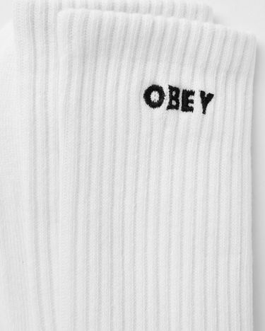 Čarape OBEY Bold Socks Bijela | 100260144-WHT, 2