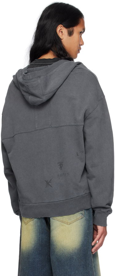 Džemper We11done We11done Wide Neck Sweatshirt Siva | WD-TH2-24-801-U-CH, 2