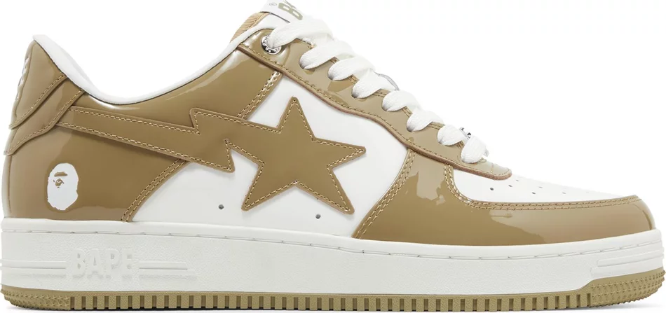 Tenisice i cipele BAPE Bape Sta #6 Beige/White Velikost: 44 Bež | 001FWI701022I-BEI, 0