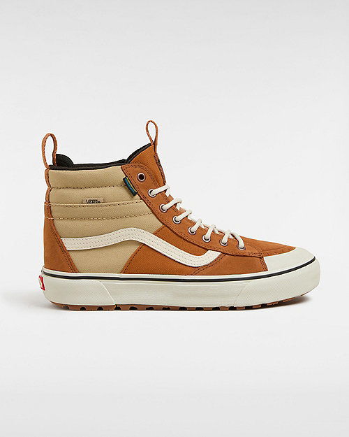 Skateboarding Vans Mte Sk8-hi Waterproof Shoes (glazed Ginger/m) Unisex Orange, Size 34.5 Smeđa | VN000CVTI6Y