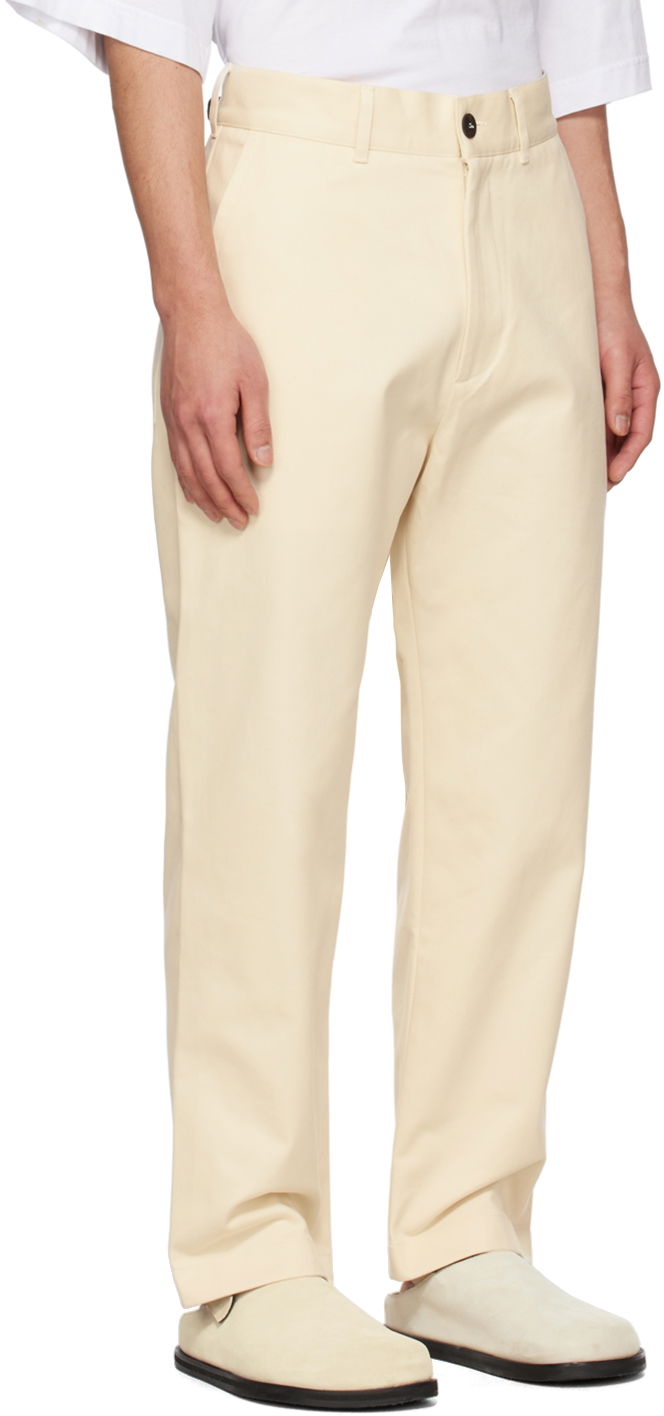 Hlače Studio Nicholson Studio Nicholson Bill Trousers Bež | BILL SNM - 082 -, 1