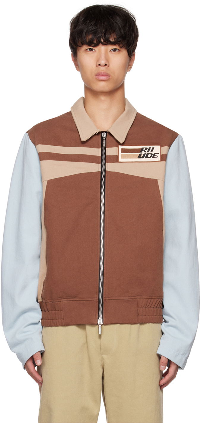 Jakna Rhude Paneled Bomber Jacket Smeđa | RHPS23JA05371187, 0