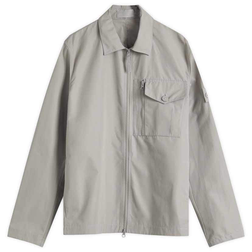 Vjetrovka Stone Island Ghost Piece Weatherproof Canvas Shirt Jacket Siva | K1S151200007-V0064