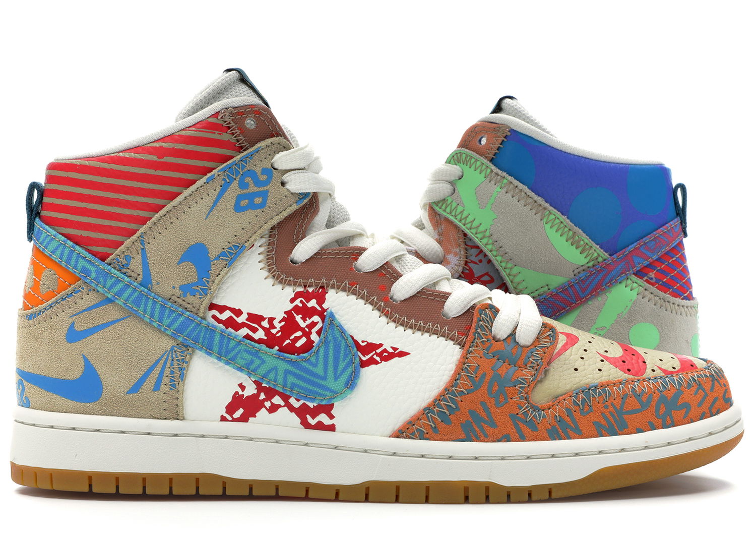 Tenisice i cipele Nike SB Dunk High Thomas Campbell What the Dunk Višebojno | 918321-381, 0