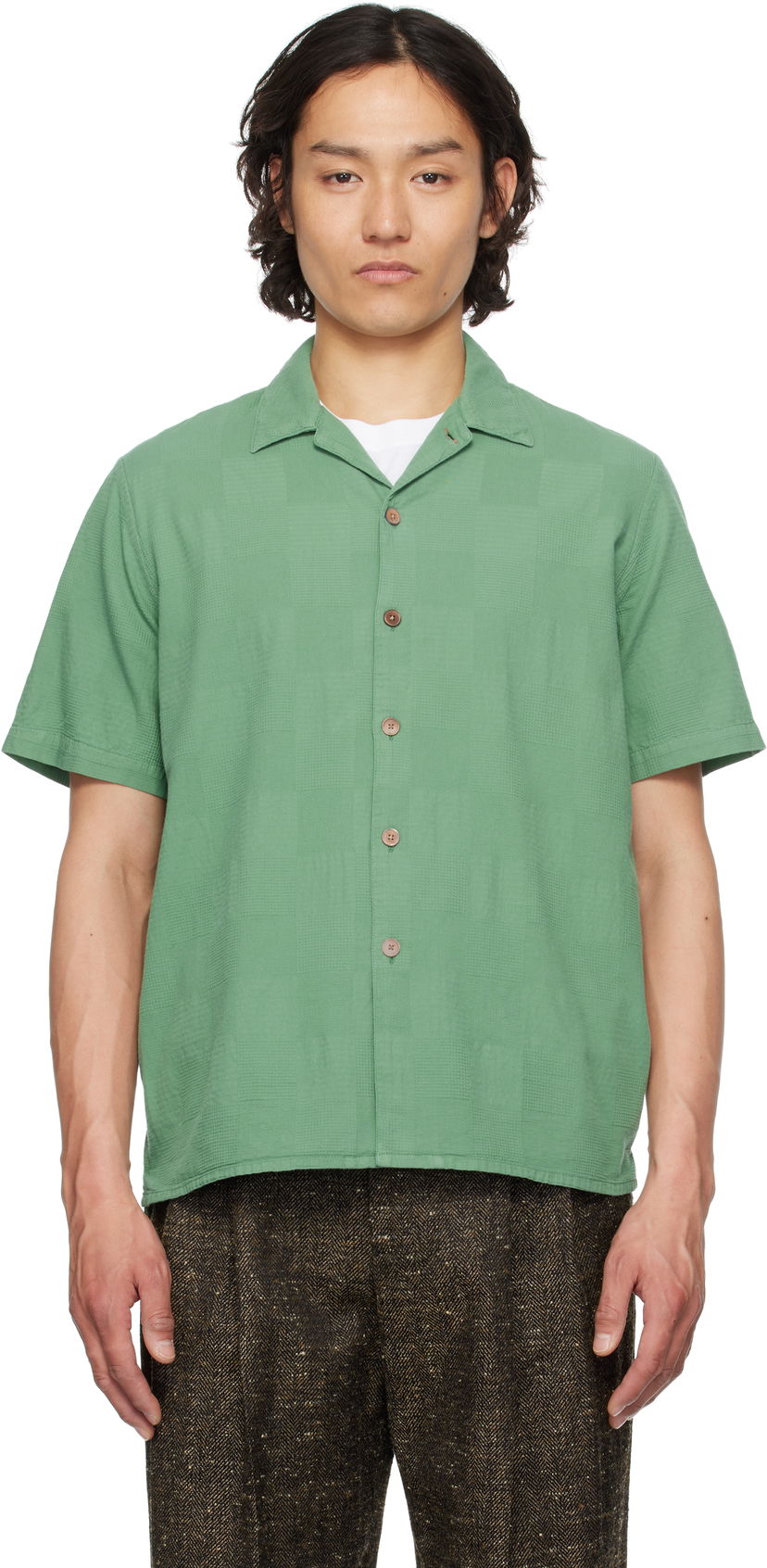 Košulja Paul Smith PS Paul Smith Casual Fit Shirt Zelena | M2R-695U-P22251-31