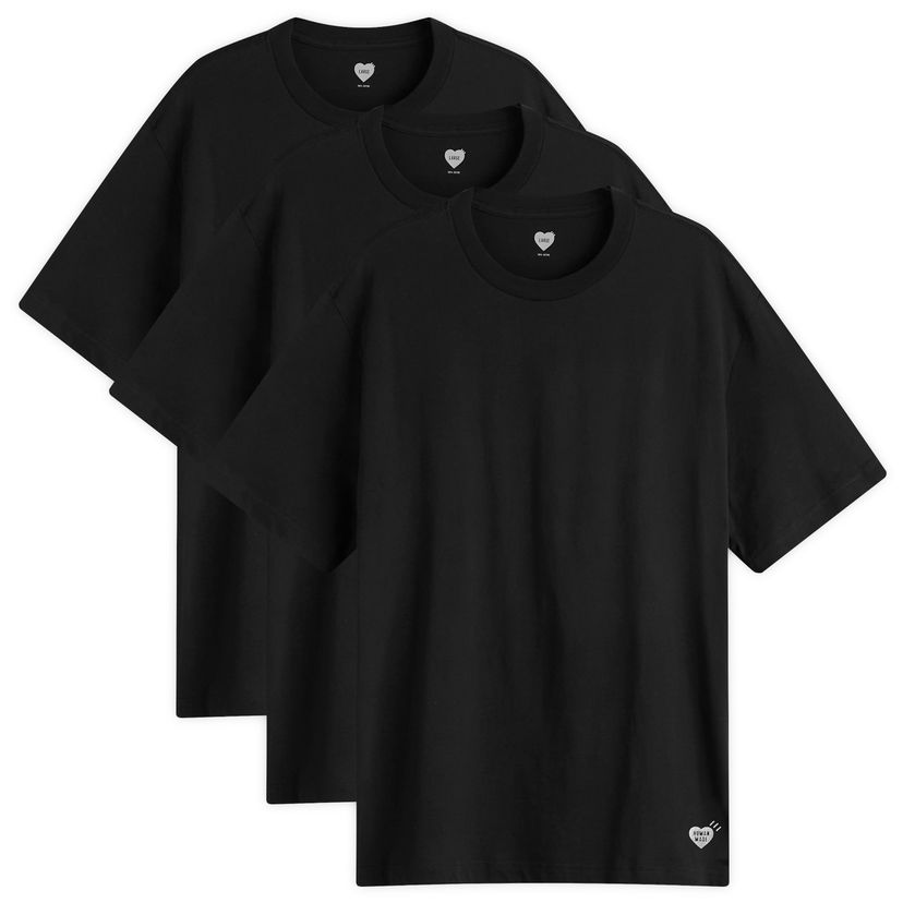 Majica kratkih rukava Human Made 3-Pack T-Shirts by Human Made, Size Large Crna | HM30CS037-BLK