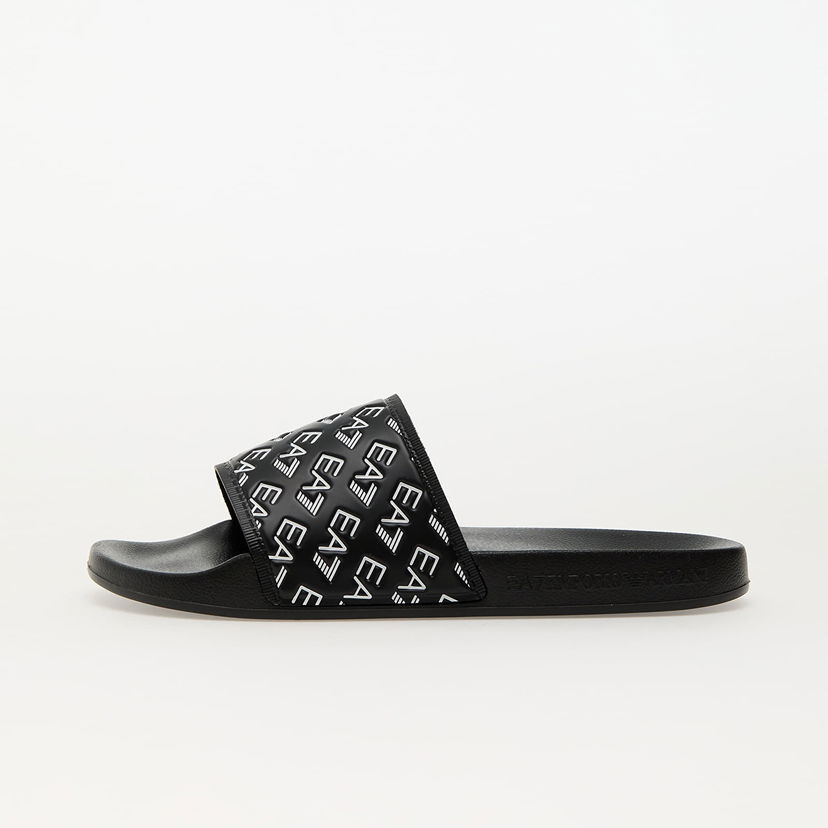 Tenisice i cipele Emporio Armani EA7 Water Sport All Over Slipper U Full Black/White Crna | 7X000109AF15125MC138