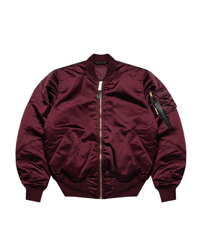 Bomber jakna Alpha Industries MA-1 Base Flight Jacket Tamnocrvena | 756111-608