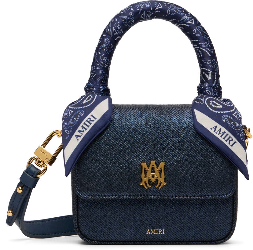 Ručna torbica AMIRI 'MA' Denim Micro Bag Tamnoplava | AWBGTH1085