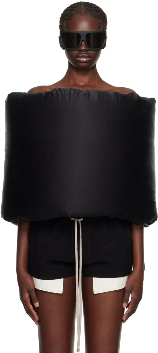 Odjeća Rick Owens Donut Down Scarf Crna | RO02C1438 SCHDX