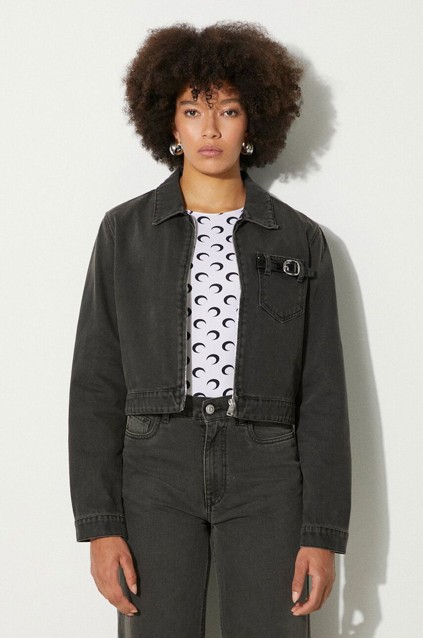 Jakna Coperni Denim Workwear Jacket Crna | COPBL20F2004