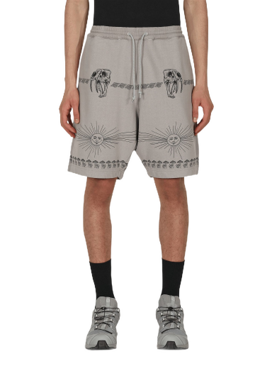 Kratke hlače Neighborhood Dr. Woo Sweatshorts Siva | 221UWDWN-PTM01 GY