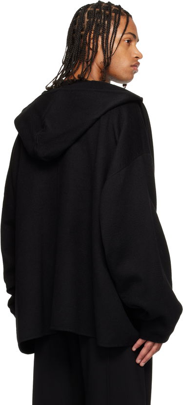 Kaputi Rick Owens Concordians LS Hip Kaftan Coat Crna | RR02E1726 DBC, 2